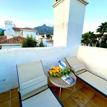 Ab - Design Penthouse Duplex - 3 Mn To Puerto Banus And - Golden Mile - Pool And Tropical Appartamento Marbella