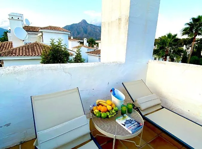 Ab - Design Penthouse Duplex - 3 Mn To Puerto Banus And - Golden Mile - Pool And Tropical Apartamento Marbella